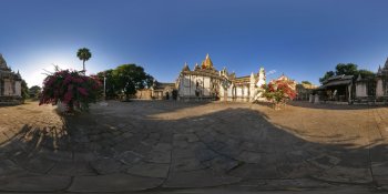 Ananda temple, Bagan, Myanmar panorama