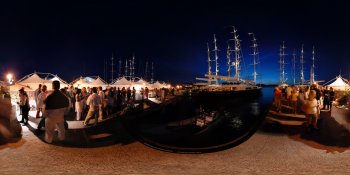 Perini Navi Cup, Porto Rotondo, Sardinia panorama