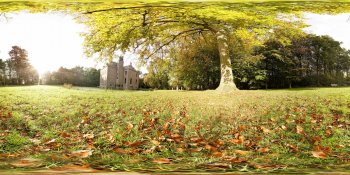 Poelgeest, Oegstgeest, The Netherlands panorama