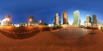 Potsdamerplatz, Berlin, Germany panorama