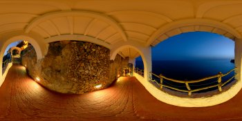 Xoroi cave, Menorca, Spain panorama