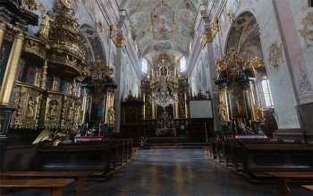 Leżajsk Monastery, Poland panorama