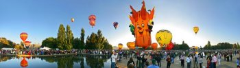 Balloons panorama