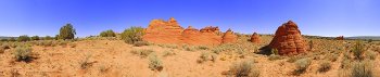 Coyote Buttes, Utah, USA panorama