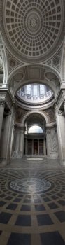 Inside of Pantheon Paris panorama